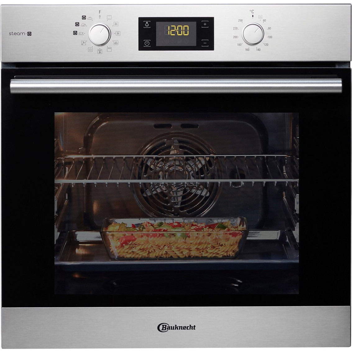 Bauknecht - BAR2S K8 V2 IN - Dampfbackofen - 71 Liter, Edelstahl-Front, Teleskopauszug, Digitaldisplay