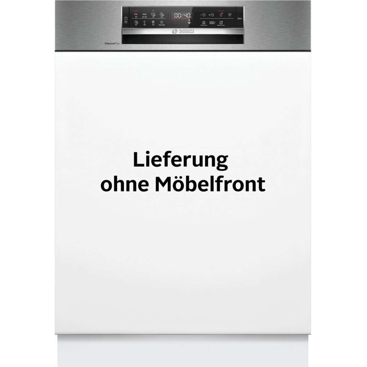 Bosch - SMI6ECS12E - Einbaugeschirrspüler - WLAN, 14 Maßgedecke, Edelstahl-Optik, AquaStop, 42 dB
