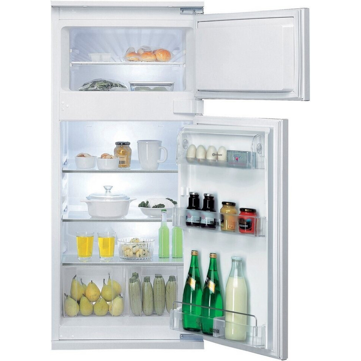 Bauknecht - KDI 12S2 - Kühlschrank - weiß, integrierbar, 133 Liter Kühlinhalt, No-Frost, leise