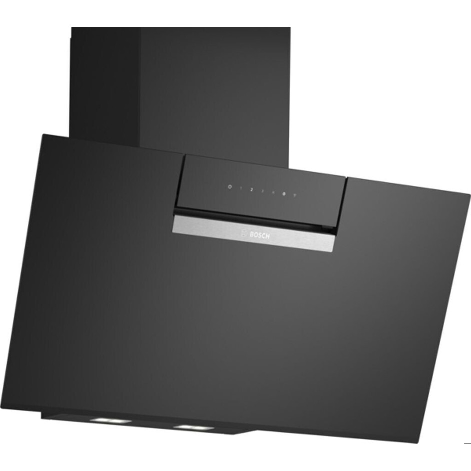 Bosch - DWK87FN60 - Wandhaube - schwarz, mit LED-Beleuchtung, WLAN-fähig, Sprachsteuerung, Randabsaugung