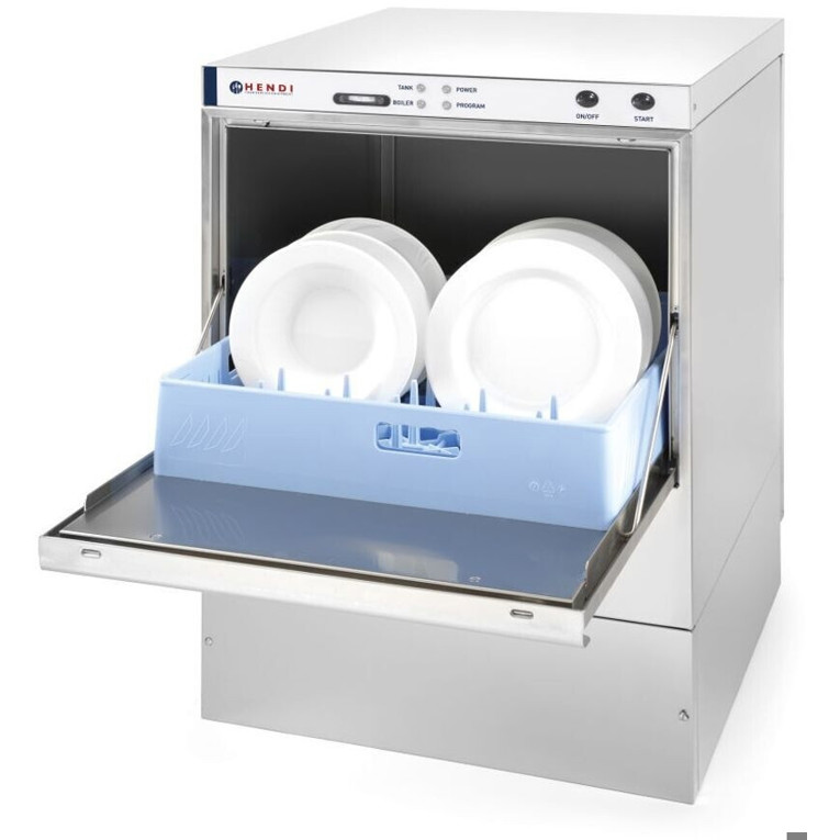 Hendi - Geschirrspüler K50 - 233047 - Gastro-Spülmaschine - 570x600x830 mm, Trocknung durch Eigenwärme