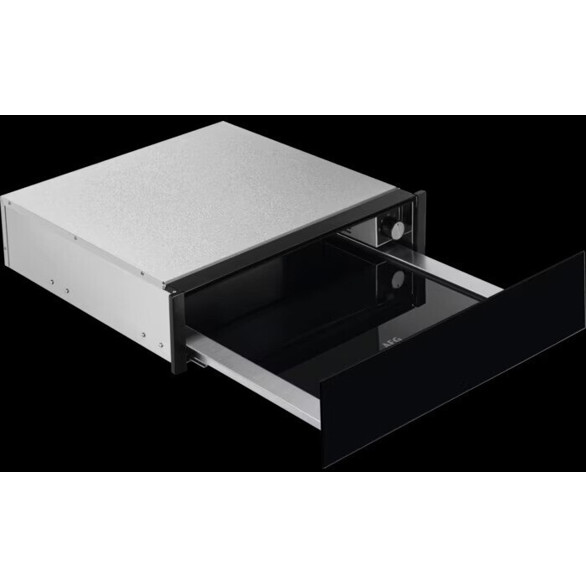 AEG - OD8K11B - Wärmeschublade - schwarz, grifflos, 14 cm, 30-80 °C, Push-to-open