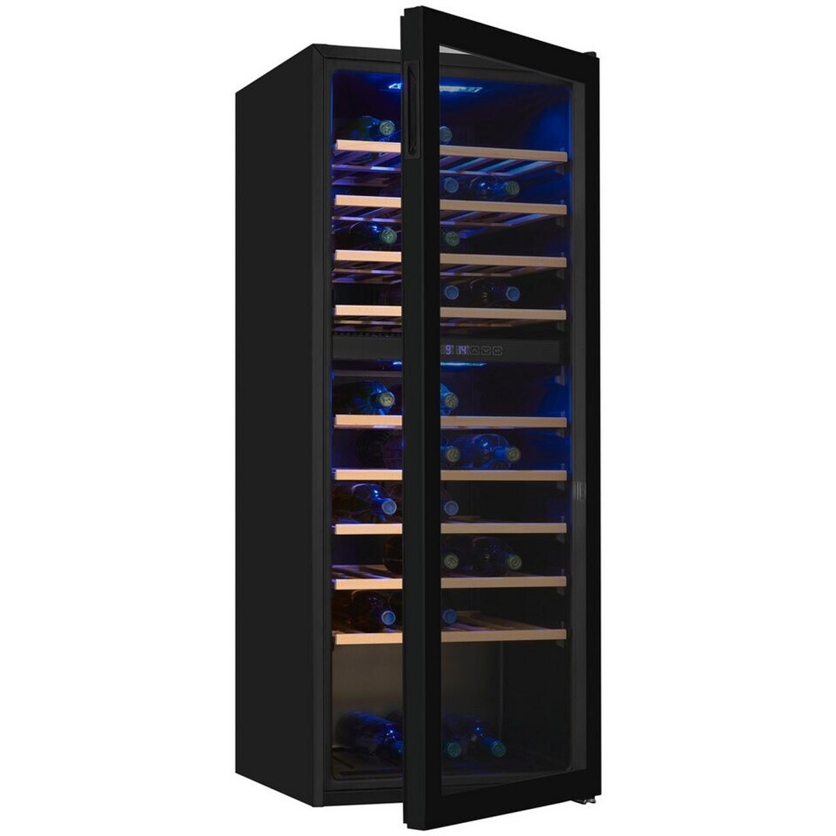 Exquisit - WS2-78-GTE-160G - Weinkühlschrank - 194 Liter, freistehend, 2 Zonen, 39 dB, LED-Beleuchtung