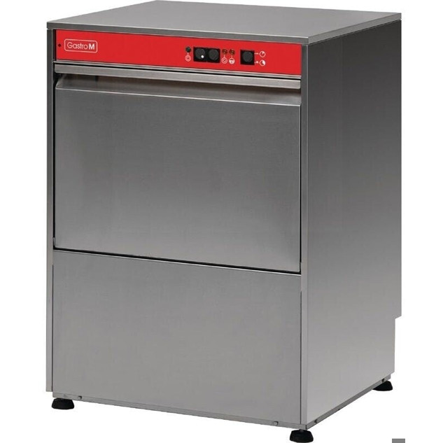 Gastro M - Geschirrspüler Dw50 - Gewerbegeschirrspüler - 500 x 500 mm, Wasserenthärter, Besteckkorb, 3 Liter Tankinhalt
