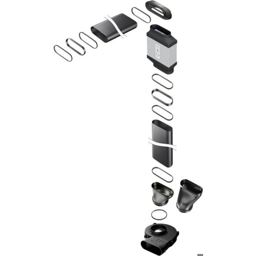 Bora - Universal Ecotube Set UESDFSL - Dunstabzugrohr-Zubehör mit USDF und ULS