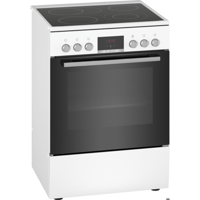 Bosch - HKR39C220 - Standherd - 4 Kochstellen, 60 cm, weiß, 66 Liter, Bosch Serie 4, Schnellaufheizung