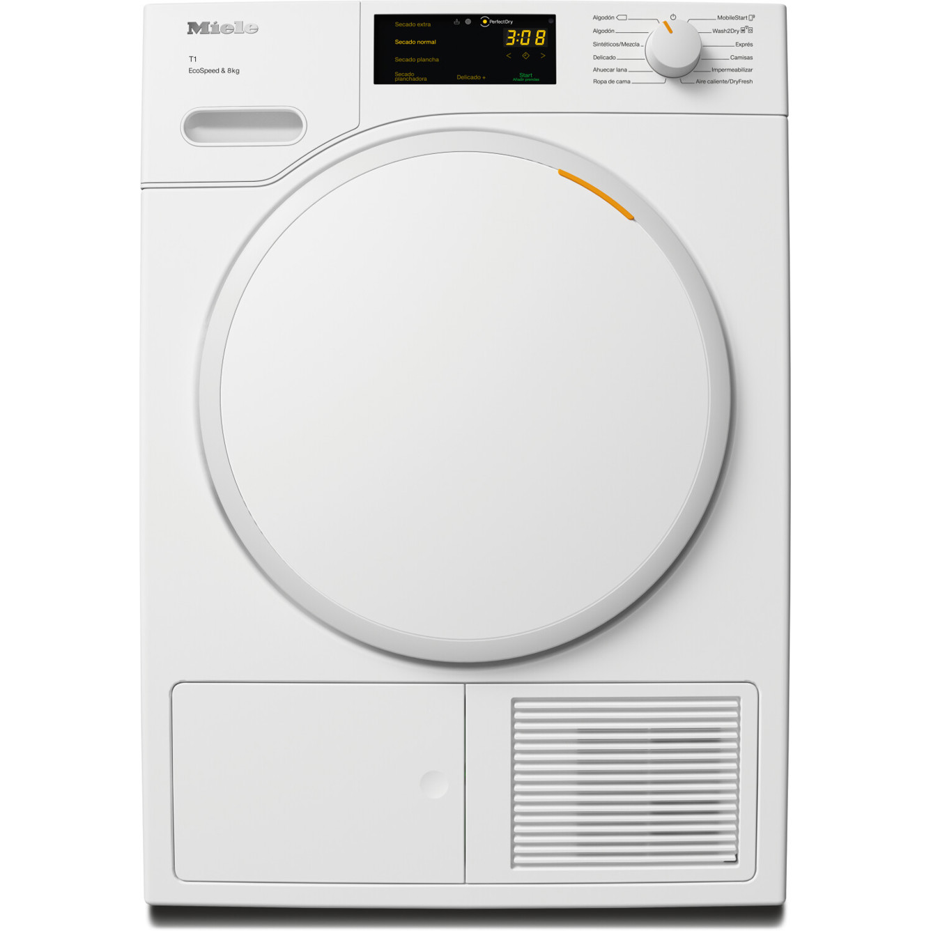 Miele - TWC560WP - Wäschetrockner - Wärmepumpentrockner, 8 kg, WLAN, 66 dB, weiß, Miele@home