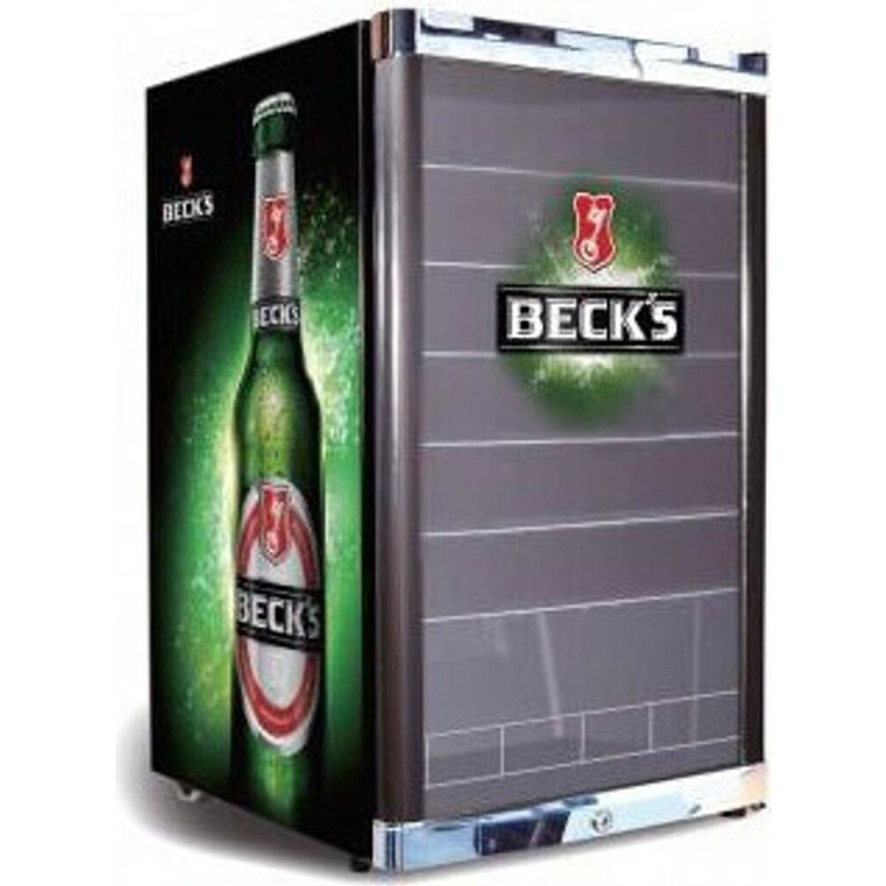 CUBES - HC 241 E - Getränkekühlschrank - freistehend, schwarz, 115 Liter, Glastür, 39 dB(A)