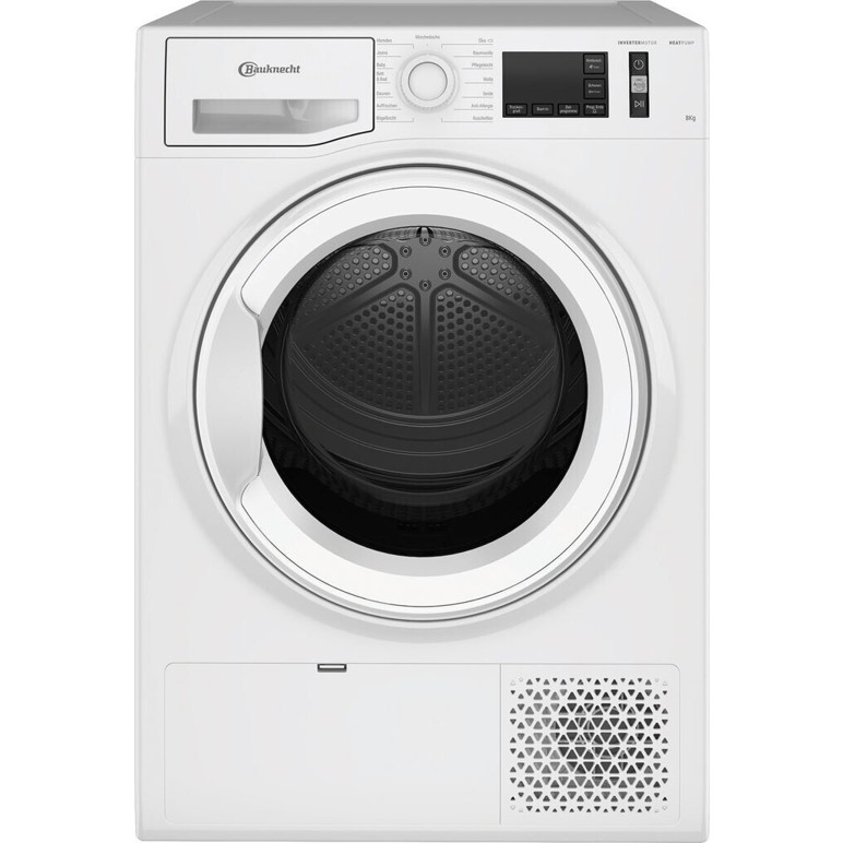 Bauknecht - TK AO 83 N - Wäschetrockner - 8 kg, weiß, Wärmepumpentrockner, ActiveCare, freistehend, 64 dB
