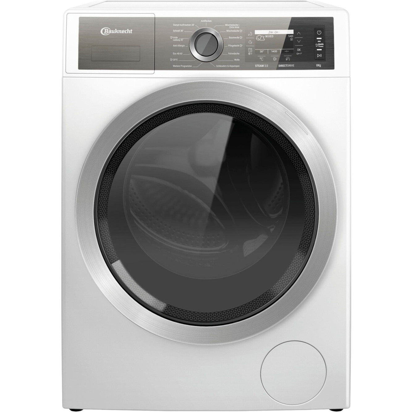 Bauknecht - B7X 89E Silence - Waschmaschine - 8 kg, freistehend, 1400 U/Min, weiß, sehr leise