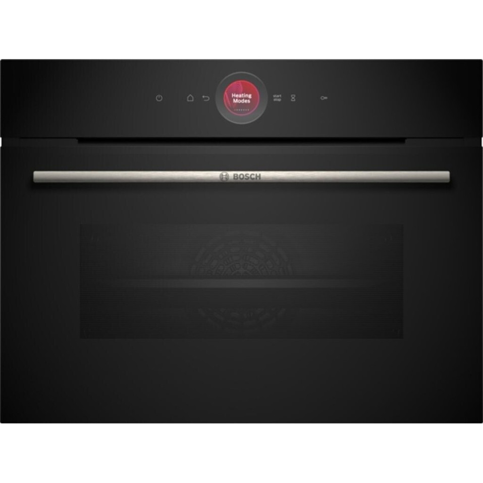 Bosch - CBG7341B1 - Kompaktbackofen - schwarz, 45,5 cm Höhe, 47 Liter Volumen, TouchControl, AirFry, HomeConnect