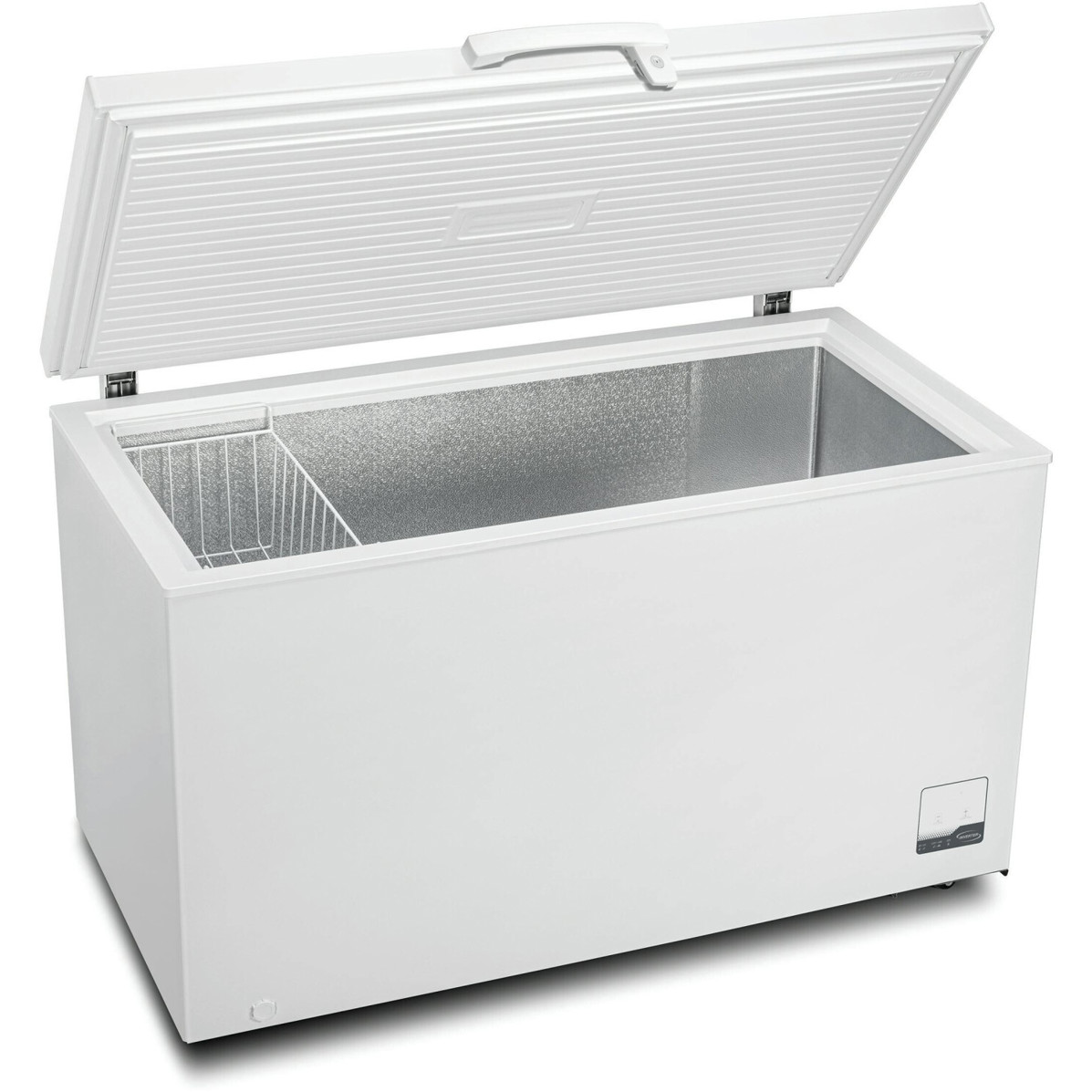 Metro Professional - GHF2300 - Gefriertruhe - 299 Liter, 4 Sterne, weiß, mit Innenraumbeleuchtung, 41 dB(A), mit Rollen