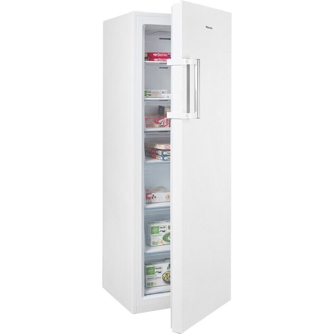 Hisense - FV298N4AWC - freistehender Standgefrierschrank - 240 Liter, weiß, No-Frost, 4 Sterne, wechselbarer Türanschlag, 36 dB(A)