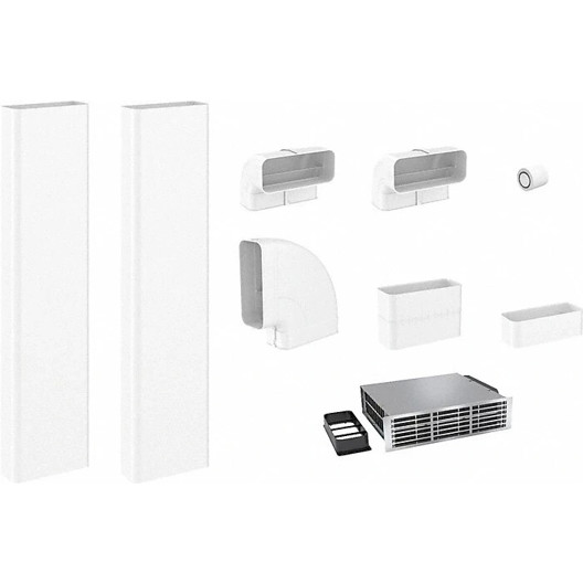 Miele - Flachkanal-Set Umluft DFKS-U - Dunstabzugshauben-Zubehör - Umluftset