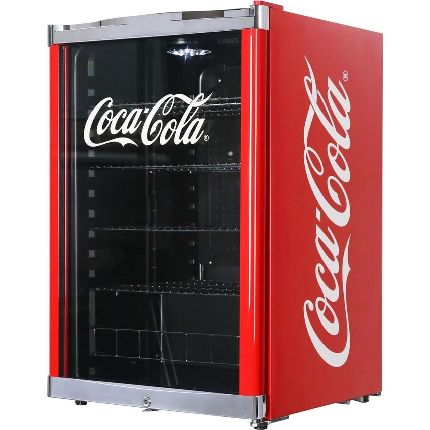 CUBEsleep - HC 166 E - Getränkekühlschrank - freistehend, Glastür, 115 Liter, 54 cm breit, 39 dB(A)