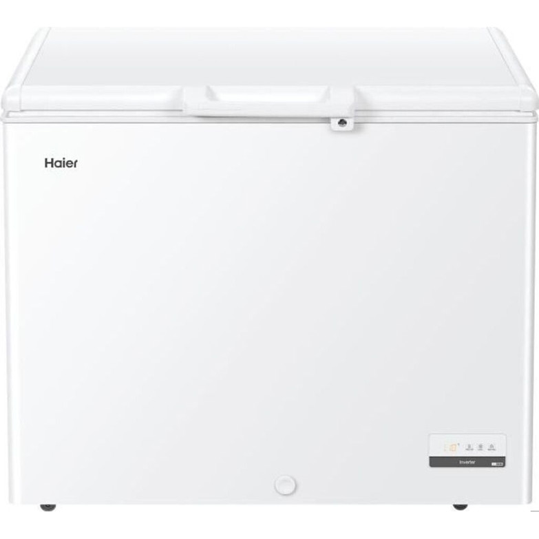 Haier - HCE301E - Gefriertruhe - 300 Liter, 4 Sterne, 35 dB, mit Innenraumbeleuchtung, Schnellgefrieren
