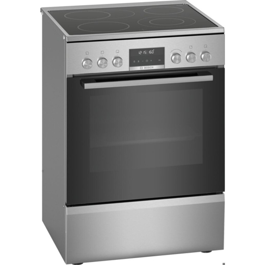 Bosch - HKS79U250 - Standherd - 4 Kochstellen, Glaskeramik, Sicherheitsabschaltung, Pyrolyse, 63 Liter