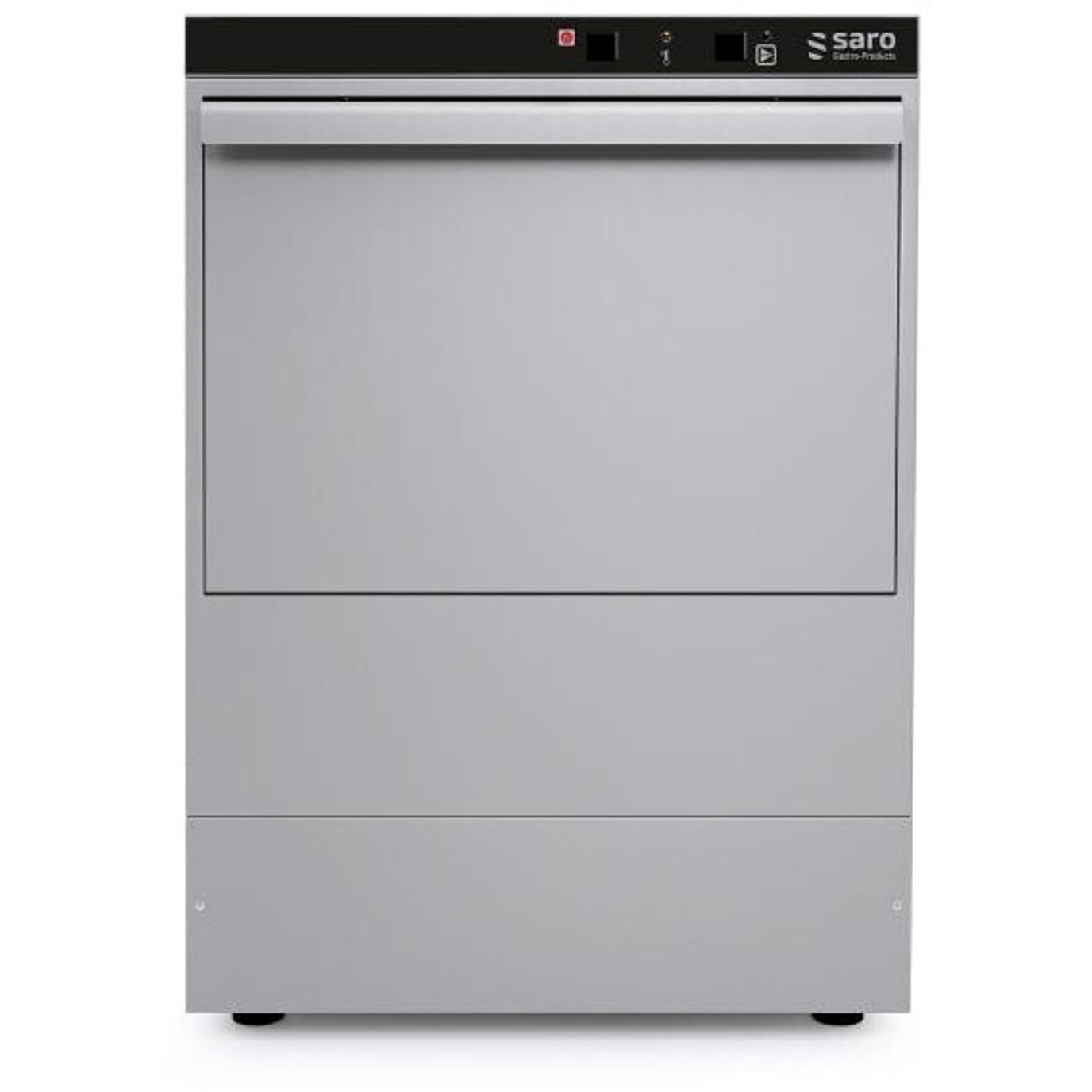 Saro - 440-1000 - Gewerbegeschirrspüler - freistehend, schwarz, 14 Liter, 2,5 kW Boilerheizung, Tellerkorb, Besteckkorb