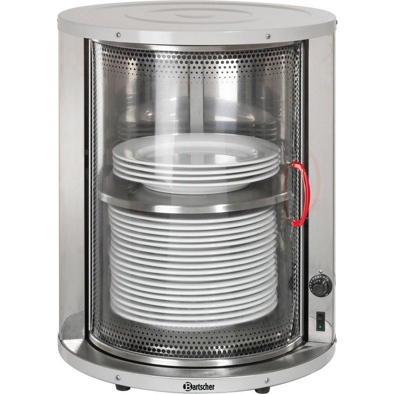 Bartscher - B103069 - Tellerwärmer - Edelstahl-Optik, 600 W, 30-80 °C, 30-40 Teller