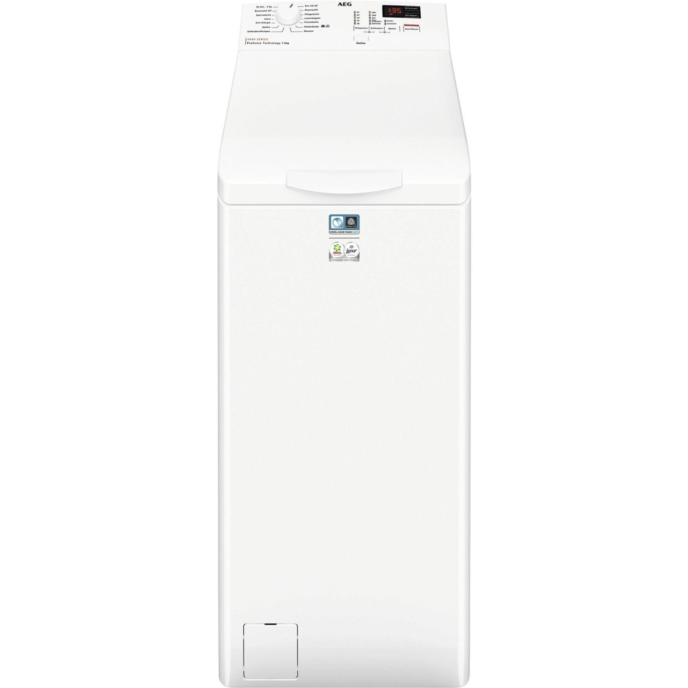 AEG - LTR6N40260 - Toplader Waschmaschine - 6 kg, freistehend, Inverter-Motor, ProSense, 1.200 U/Min