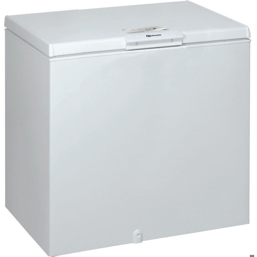 Bauknecht - GTE 2533 - Gefriertruhe - 255 Liter, 4 Sterne, weiß, 35 dB(A), elektronische Temperaturregelung, mit Schnellgefrieren
