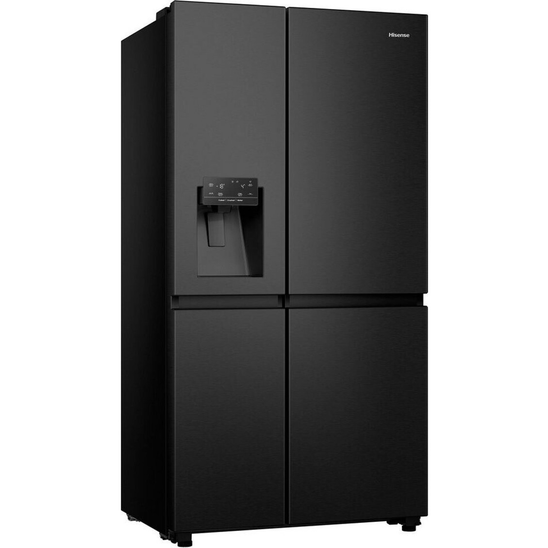 Hisense - RS818N4TFE - Side-by-Side-Kühlschrank - schwarz, 632 Liter Gesamtinhalt, No-Frost, LED-Beleuchtung, für Familien