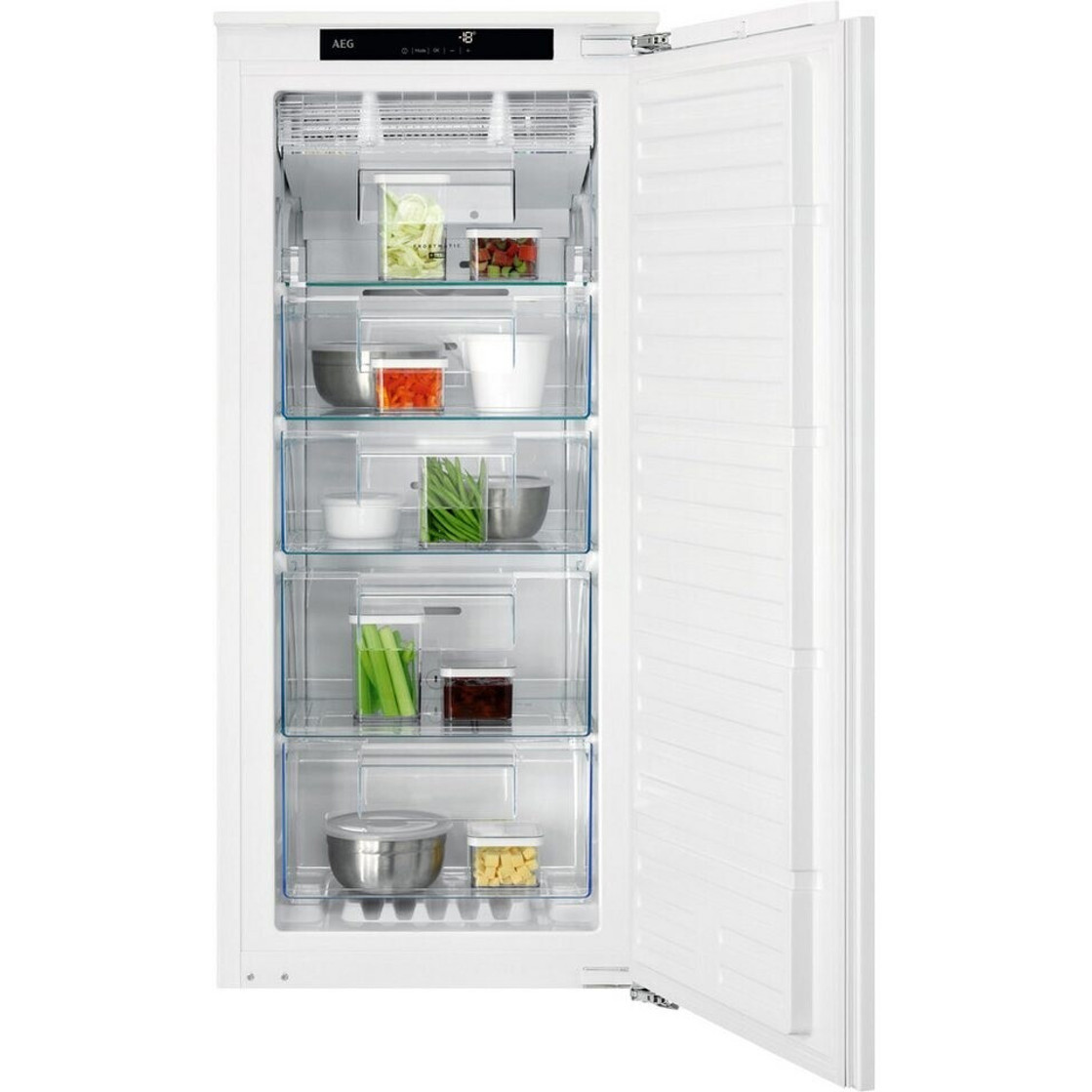 AEG - TAB7N12EF - Standgefrierschrank - 122 Liter, weiß, No-Frost, integrierbar, 40 dB(A)