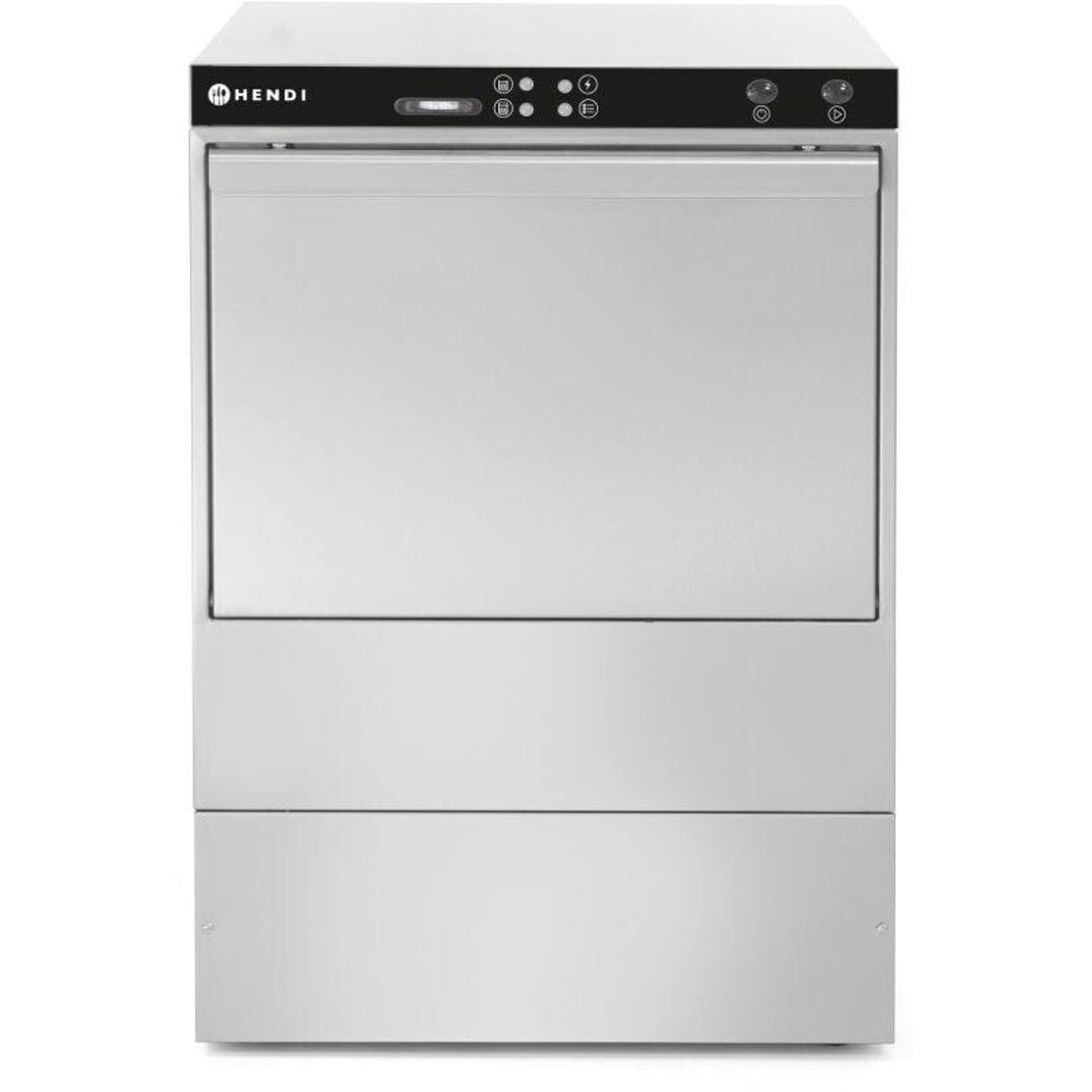 Hendi - Gewerbegeschirrspüler - 233030 - 60 cm breit, silber, 57 cm tief, 83 cm hoch