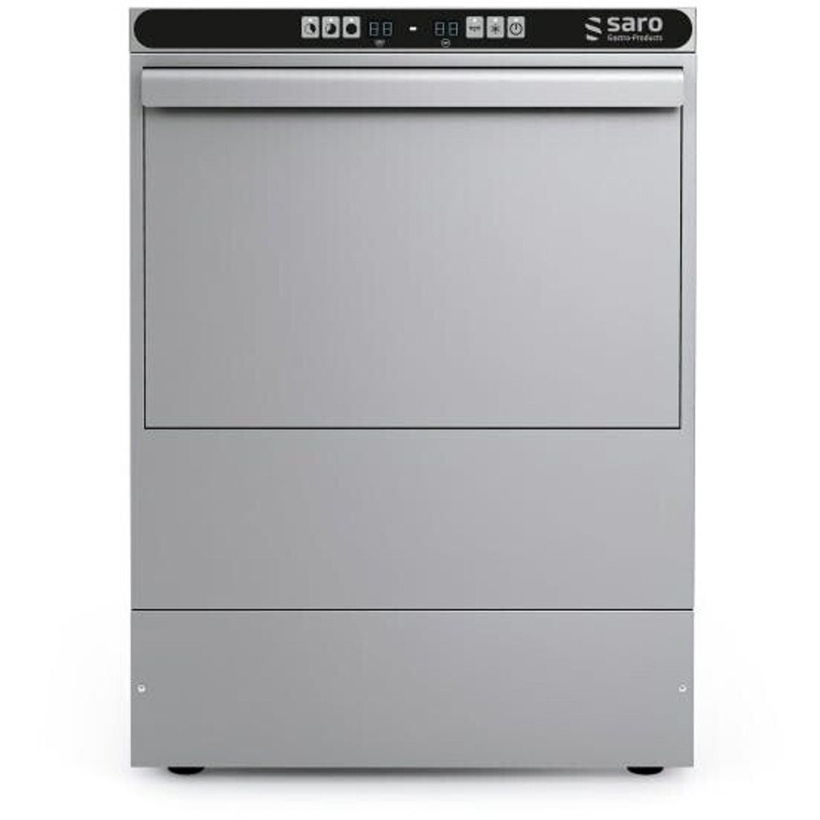 Saro - Geschirrspülmaschine - NÜRNBERG 440-1015 - Gewerbegeschirrspüler - silber, 60 cm tief, 83 cm hoch, 57 cm breit, Besteckkorb, 35 Liter Tankinhalt, 3 kW Boilerheizung, 2,8 kW Tankheizung