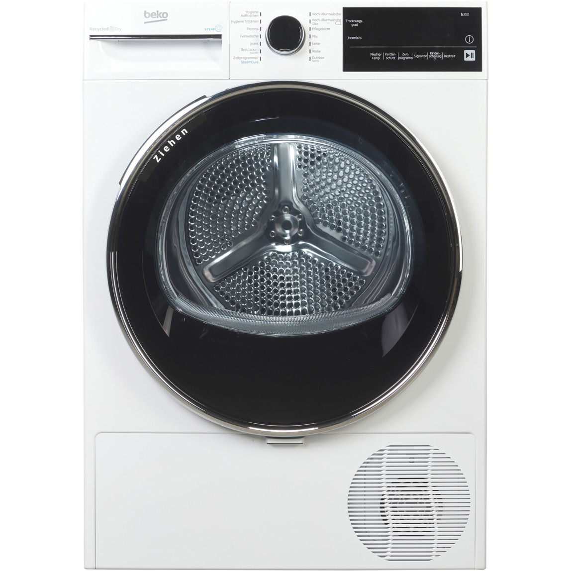 Beko - B3T42240S - Wäschetrockner - Wärmepumpentrockner, 8 kg, weiß, 14 Trockenprogramme, Reversierautomatik