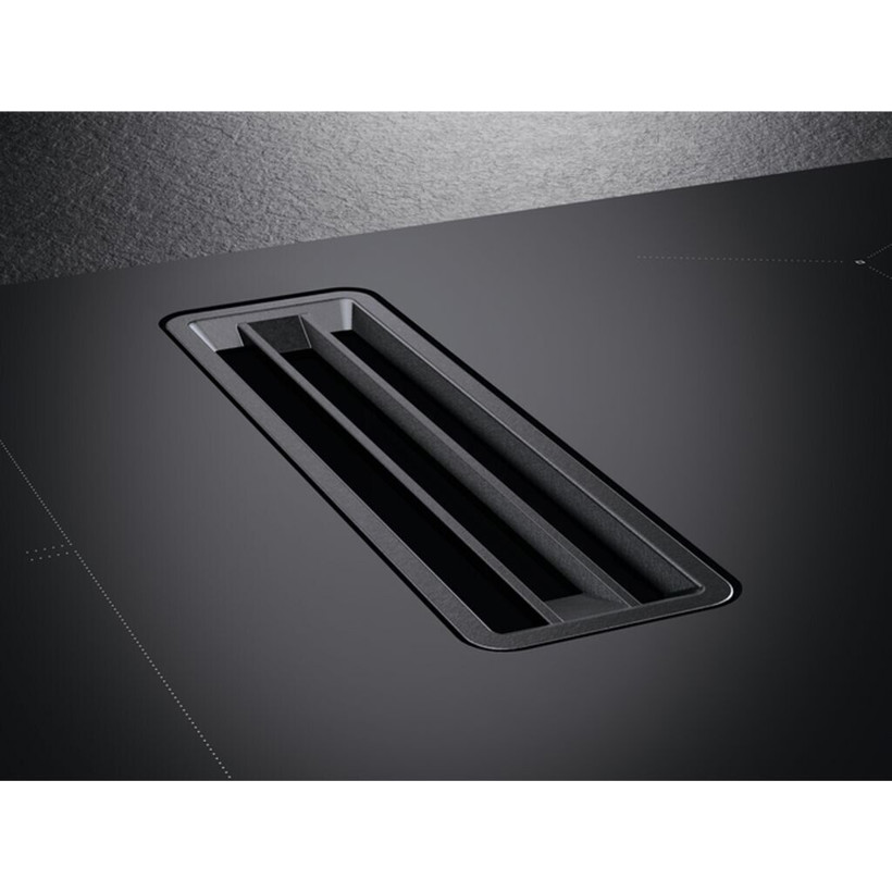 AEG - CCE84543CB - Induktionskochfeld - 4 Kochstellen, Dunstabzug, 21 cm, Touch-Control, schwarz