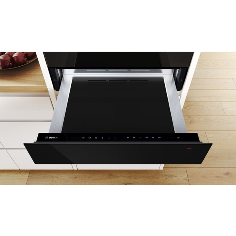 Bosch - BIC7101B1 - Wärmeschublade - schwarz, 59,4 cm B, 51,8 cm T, 14 cm H, grifflos, 820 W