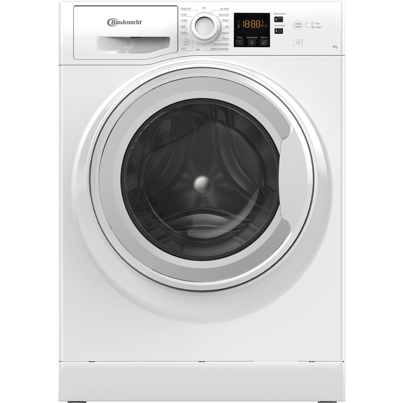 Bauknecht - WAM 814 A - Waschmaschine - 8 kg, weiß, freistehend, Inverter-Motor, 1.400 U/Min, 16 Programme