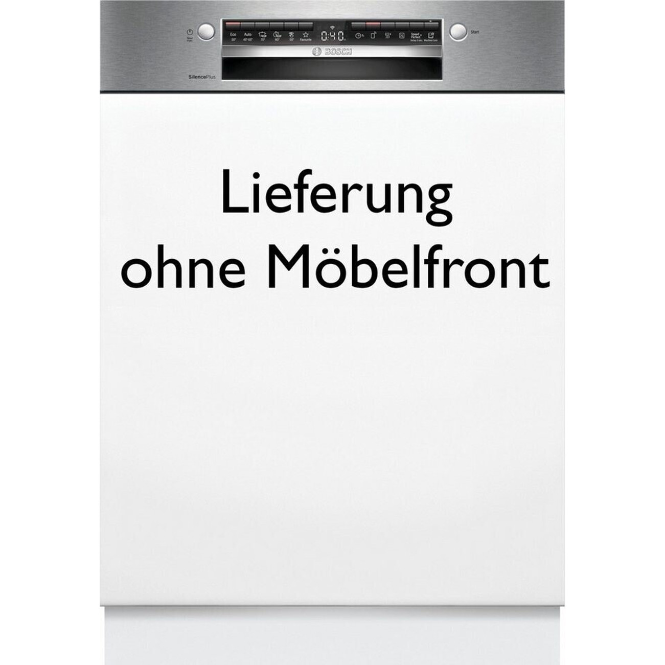 Bosch - SMI4EAS28E - Einbaugeschirrspüler - WLAN, für 3-4 Personen, 13 Maßgedecke, Edelstahl-Optik, 6 Spülprogramme, AquaStop