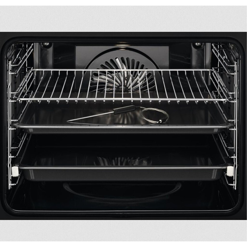 AEG - BPK556260B - Einbaubackofen - 71 Liter, Pyrolyse, schwarz, 45 Programme, Dampfunterstützung