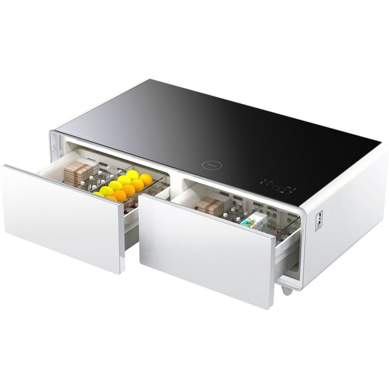 Caso - Getränkekühlschrank 793 - Kühlschublade - integrierbar, 135 Liter, weiß, 32 dB(A)