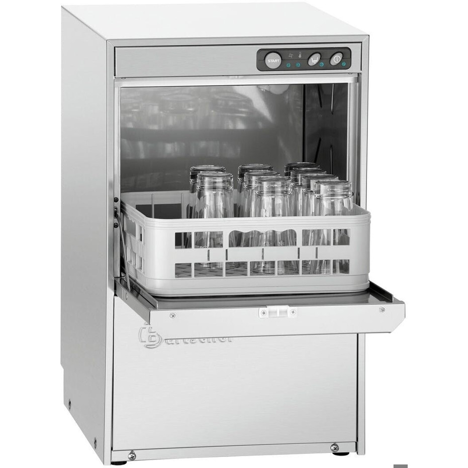 Bartscher - Gläserspüler GS C350 RW - freistehend, 350 x 350 mm, mit Wasserenthärter und Trockenlaufschutz