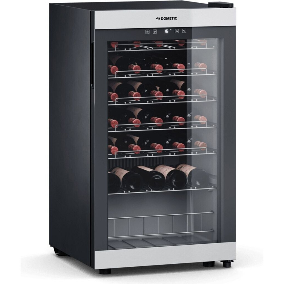 Dometic - C35F - Weintemperierschrank - schwarz, freistehend, 80 Liter, Glastür, 41 dB(A)