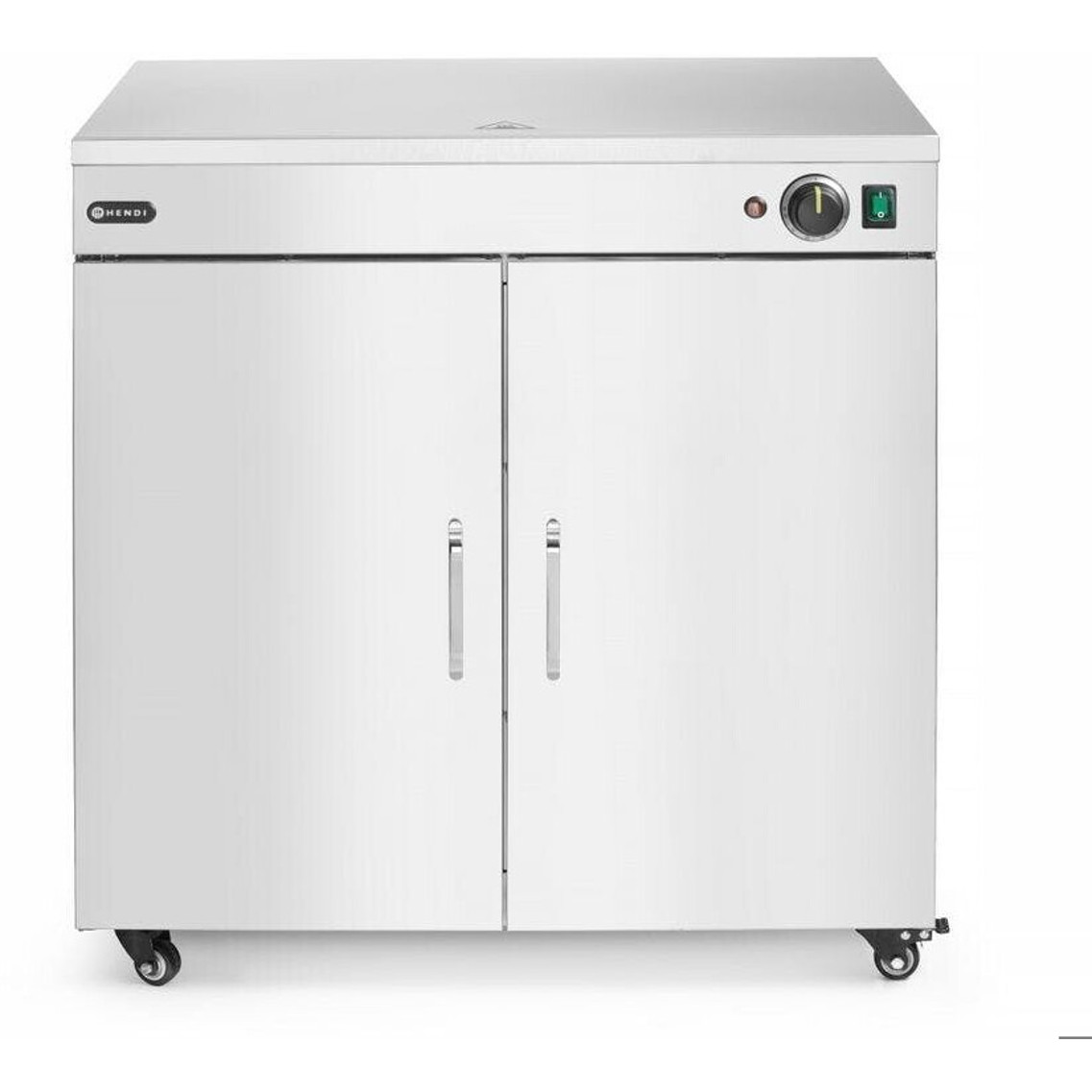 Hendi - Tellerwärmer 250174 - Heizelemente - 400 W, 800 W, silber, grau