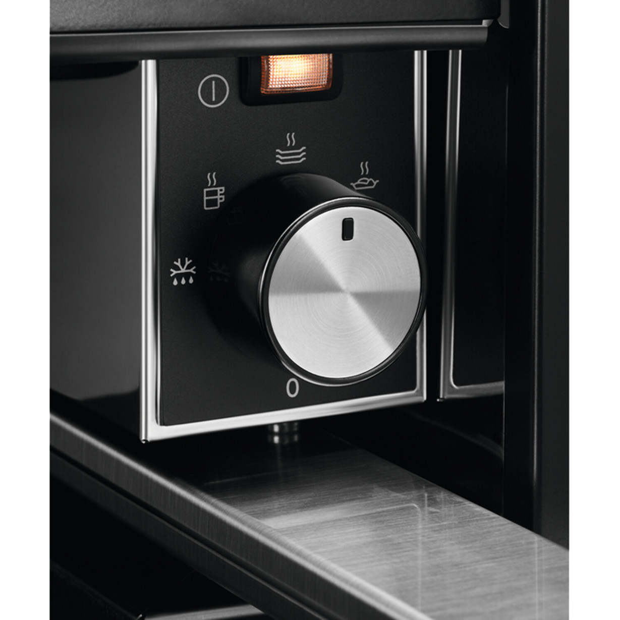 AEG - KDK911424M - Wärmeschublade - 800 W, 30 - 80 °C, Antifinger Edelstahl-Beschichtung, Push-to-open