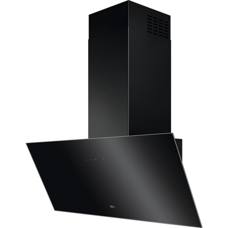 AEG - DVK5961HB - Wandhaube - schwarz, 4 Gebläsestufen, LED-Beleuchtung, 710 m³/h Abluft
