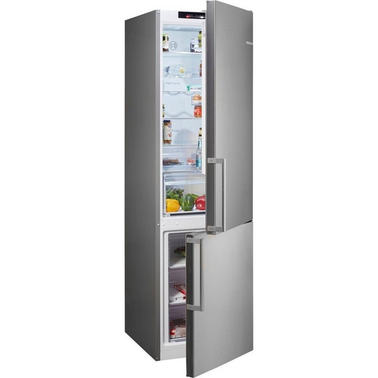 Bosch - KGN39VICT - Kühlschrank - freistehend, grau, No-Frost, 2-türig, 363 Liter Gesamtinhalt