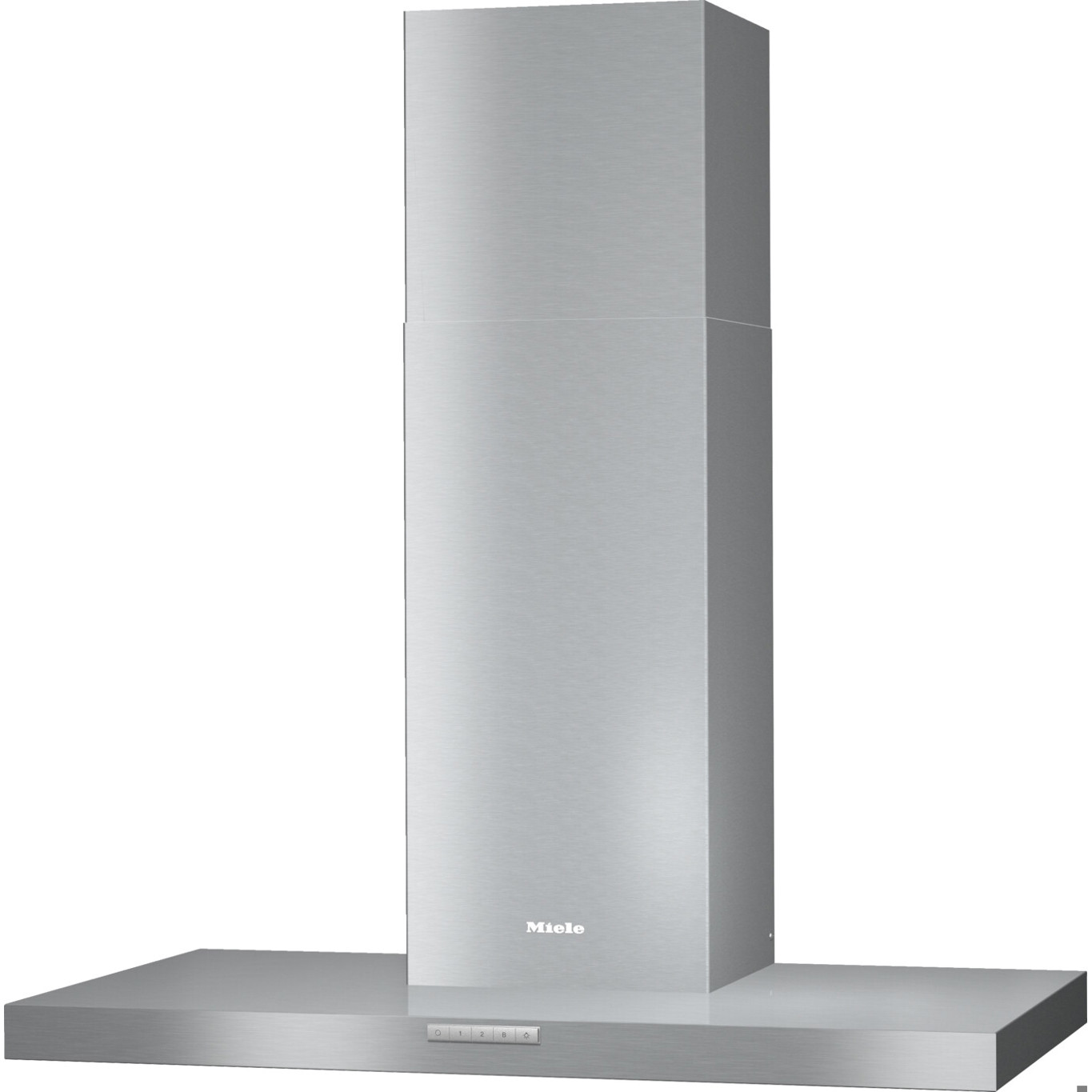 Miele - DAW1920 - Wandhaube - Edelstahl, 400 m³/h, 3 Gebläsestufen, mit LED-Beleuchtung