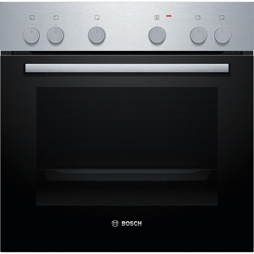 Bosch - HND211AR62 - Elektroherd - 4 Kochstellen, 66 Liter, Edelstahl-Front, 3D Heißluft, inkl. Kombirost, Universalpfanne