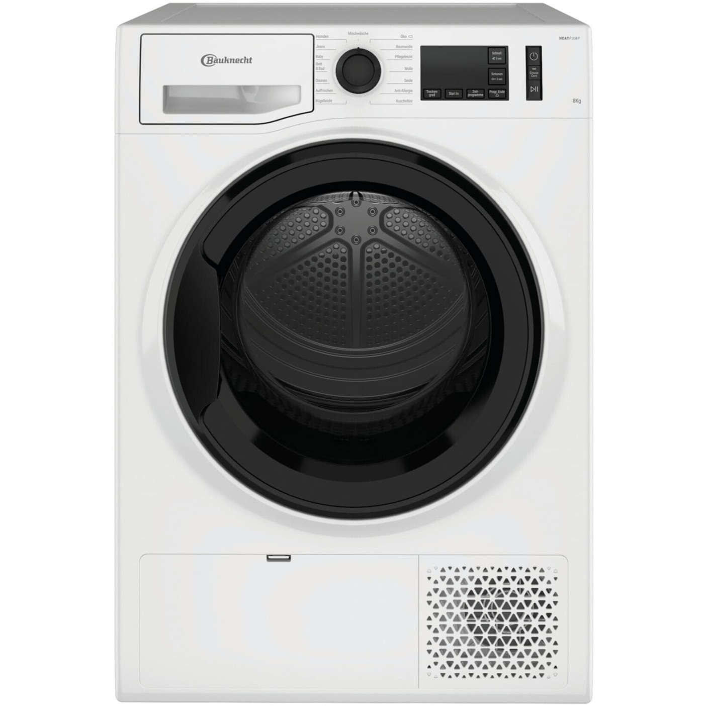 Bauknecht - TR Pure M11 82 N - Wäschetrockner - 8 kg, Wärmepumpe, 15 Programme, 64 dB, weiß